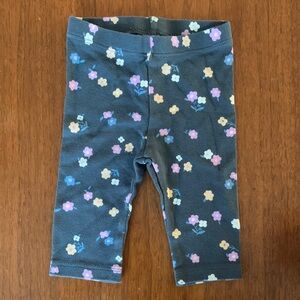 🍓3/$10 Pekkle Floral Baby Leggings size 3m